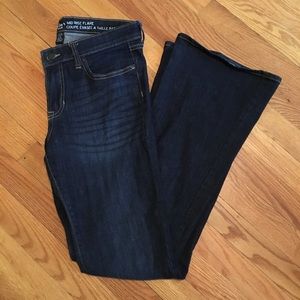 Gap mid rise flare jeans
